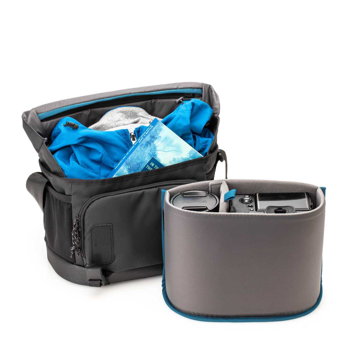 Schoudertas DNA 9 Slim - zwart - Afbeelding 6