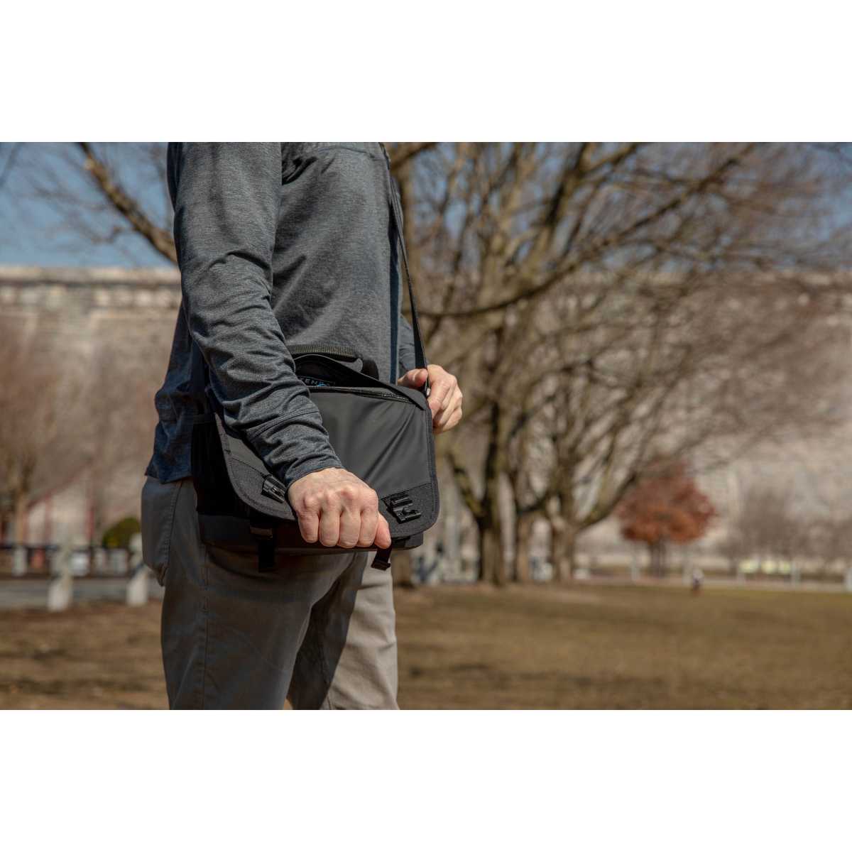 Schoudertas DNA 9 Slim - blauw - Afbeelding 14