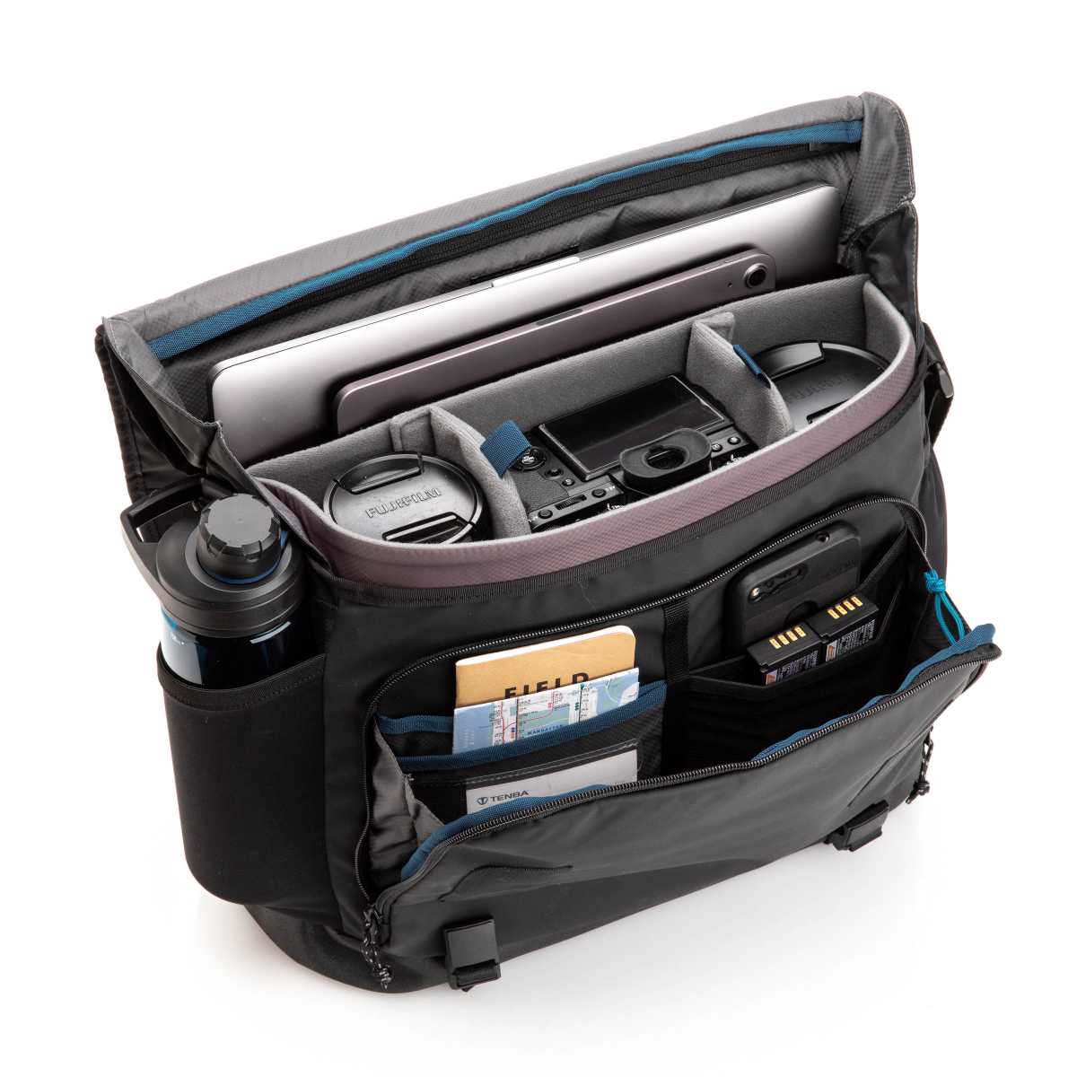 Schoudertas DNA 16 Slim - zwart - Image 5